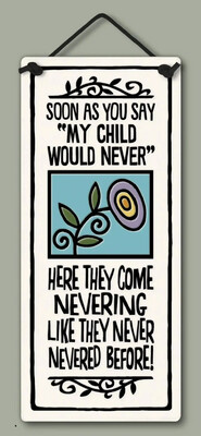 288 NEVERING - HANGING WALL PLAQUE