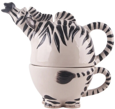 ZEBRA TEA FOR ONE