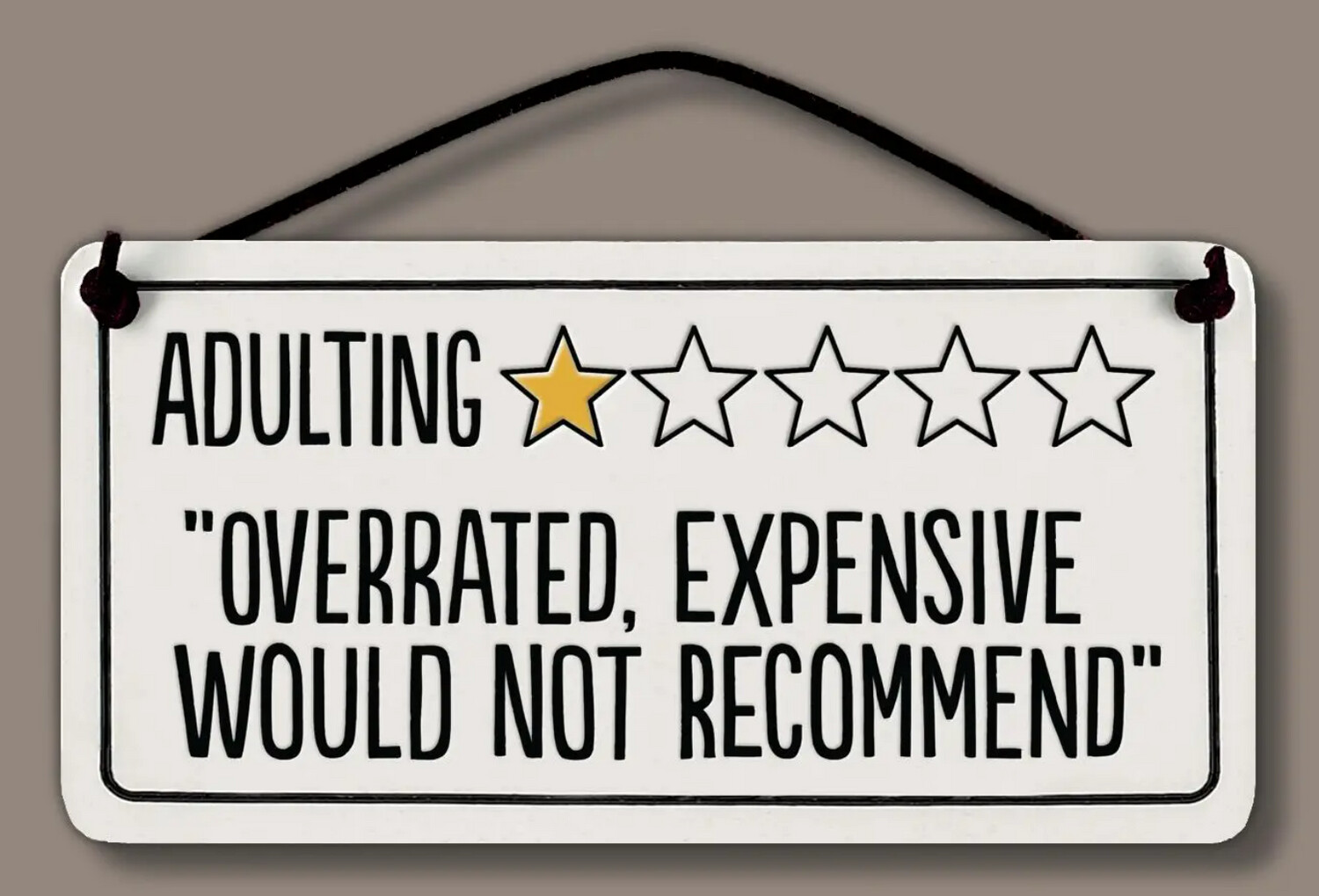 MINI CHARMER - ADULTING / OVERRATED