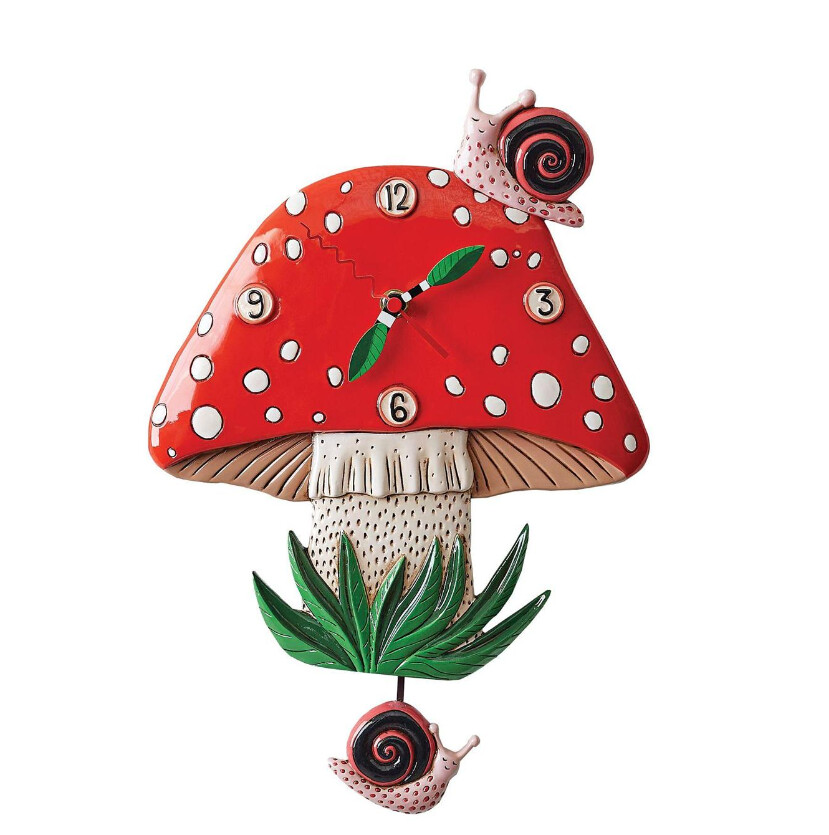 CLOCK Fun Guy Mushroom