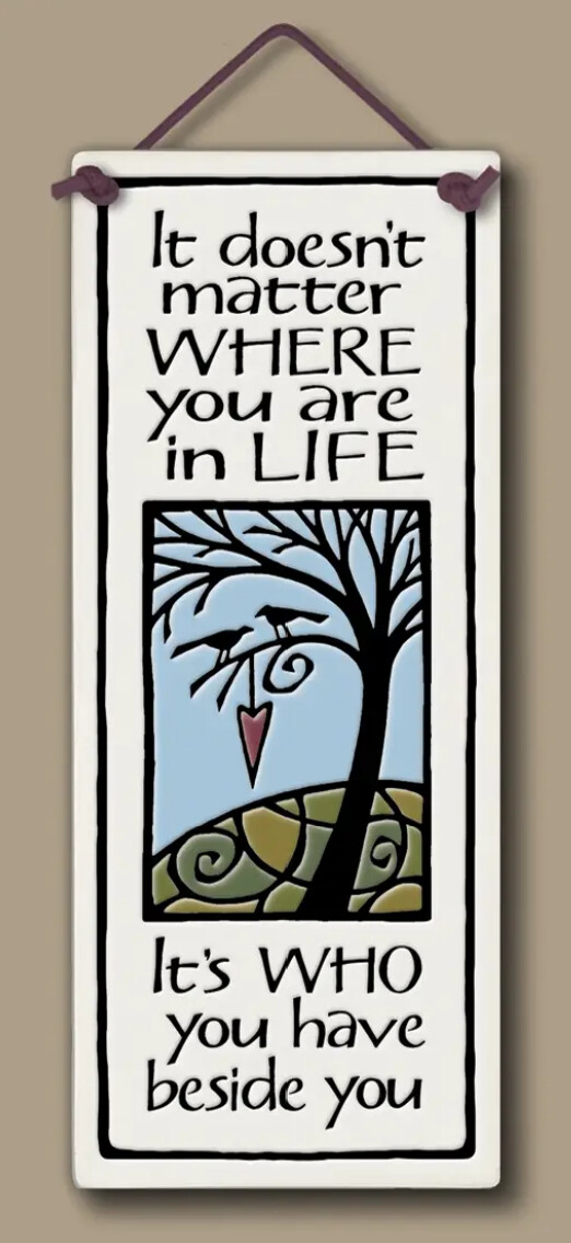 395 BESIDE YOU - HANGING WALL PLAQUE