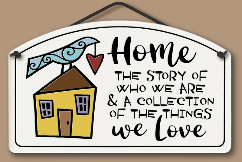 LARGE ARCH TILE -  HOME AND STORY