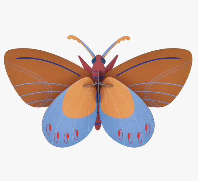 OCHRE COSTA BUTTERFLY - WALL DECORATION |  PUZZLE