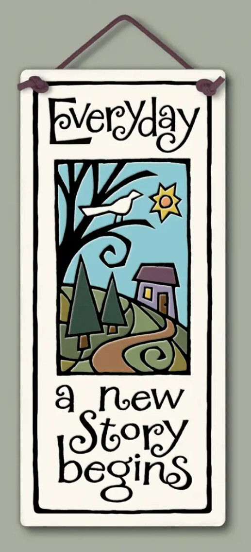 276 NEW STORY - HANGING WALL PLAQUE