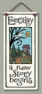 276 NEW STORY - HANGING WALL PLAQUE