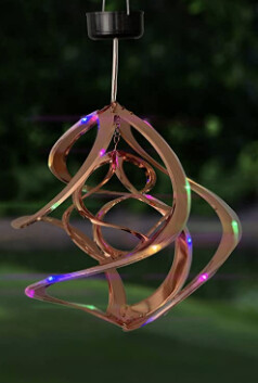 COSMIX 14&quot; DOUBLE LED HANGING WIND TWIRLER