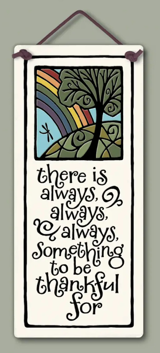 280 THANKFUL - HANGING WALL PLAQUE