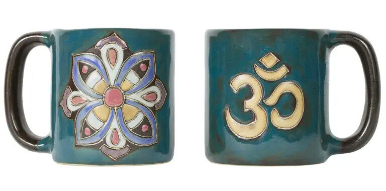 MARA STONEWARE MUG - YOGA OM