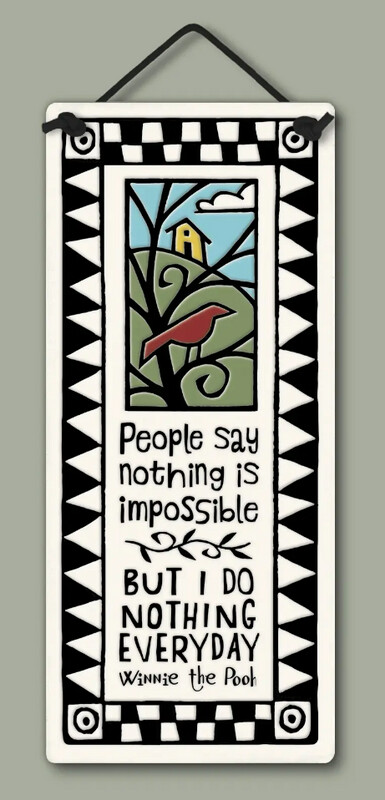 PEOPLE SAY - HANGING WALL PLAQUE