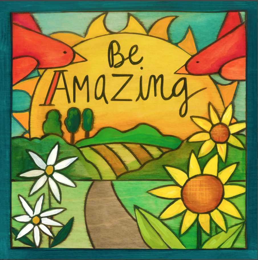 BE AMAZING - WOOD WALL ART &quot;TWEET TWEET&quot;