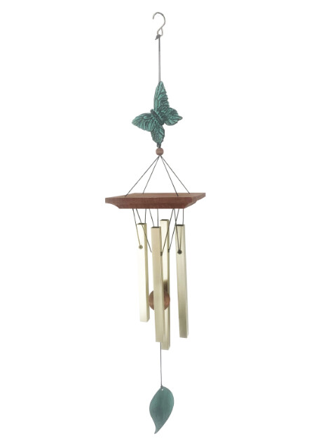 PATINA BUTTERFLY WIND CHIME