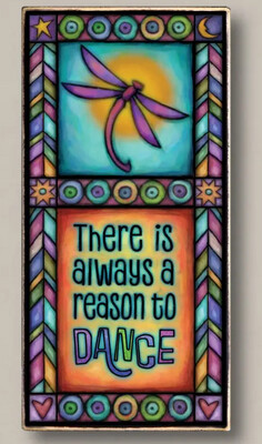 REASON TO DANCE - WOOD WALL ART