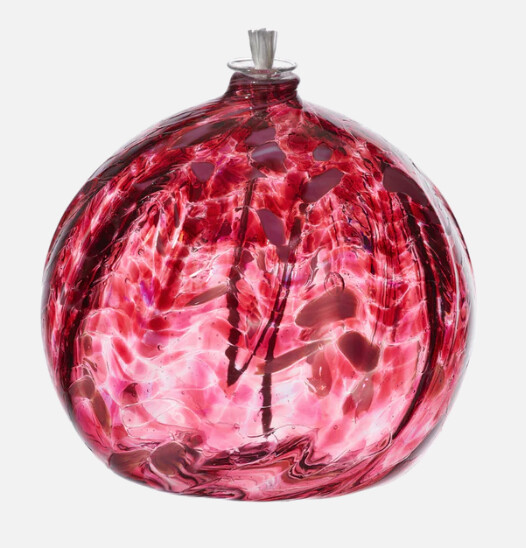 Nature&#39;s Whimsy Oil Lamp - Rosy Pink