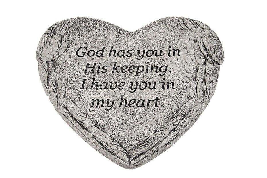 STEPPING STONE  HEART - GOD HAS YOU IN HIS KEEPING