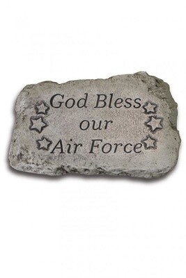 STEPPING STONE 10IN - GOD BLESS OUR AIR FORCE