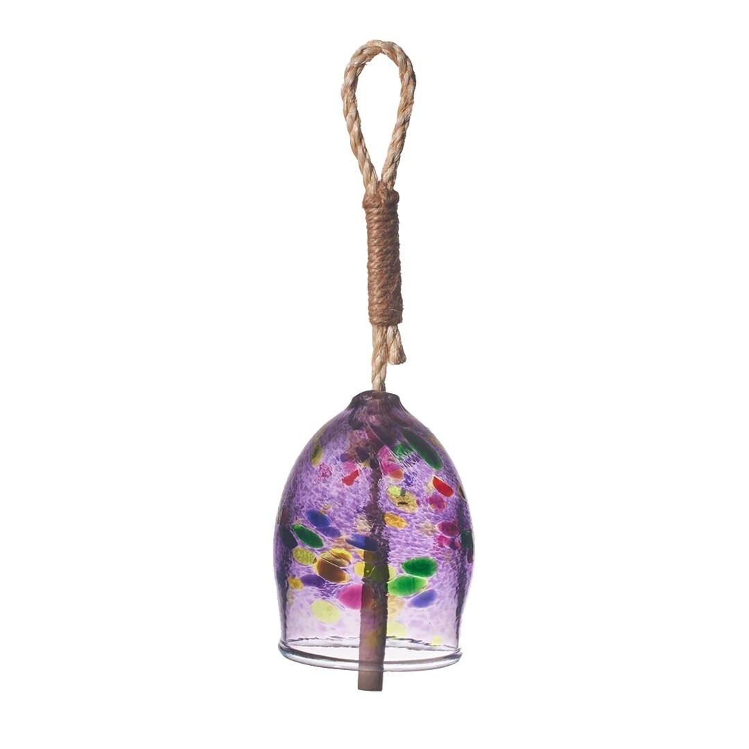 8&quot; Friendship Garden Bell - Purple