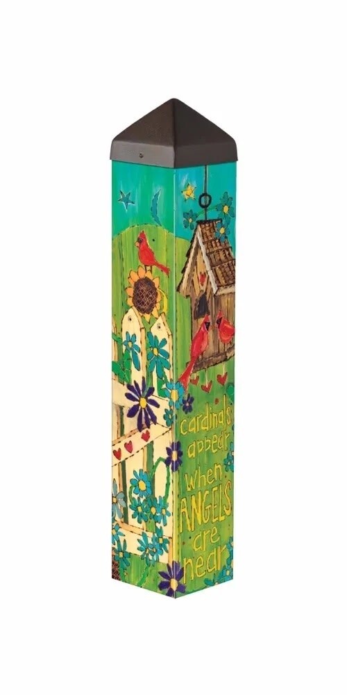 ART POLE 20" - ANGELS AND CARDINALS