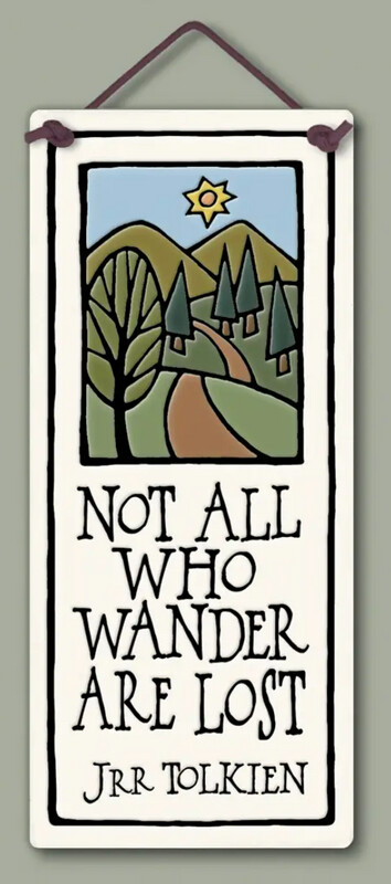 WANDER - HANGING WALL PLAQUE