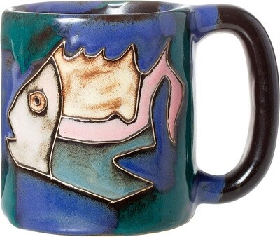 MARA STONEWARE MUG - FISH