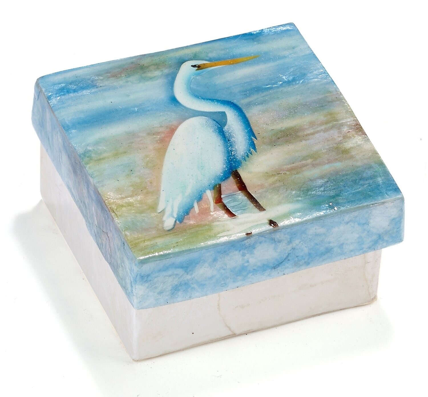 CAPIZ BOX - EGRET
