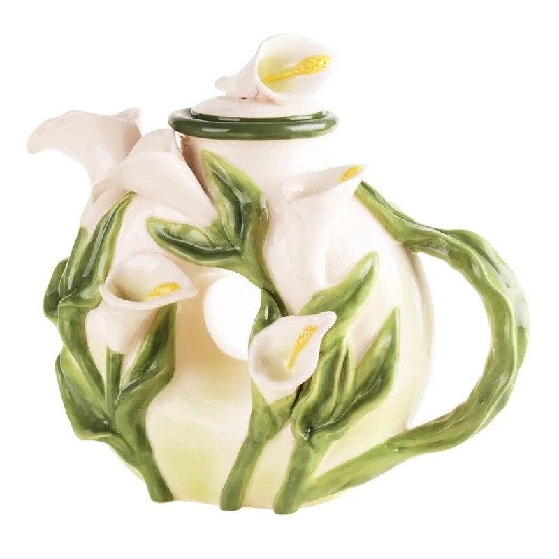CALLA LILY TEAPOT