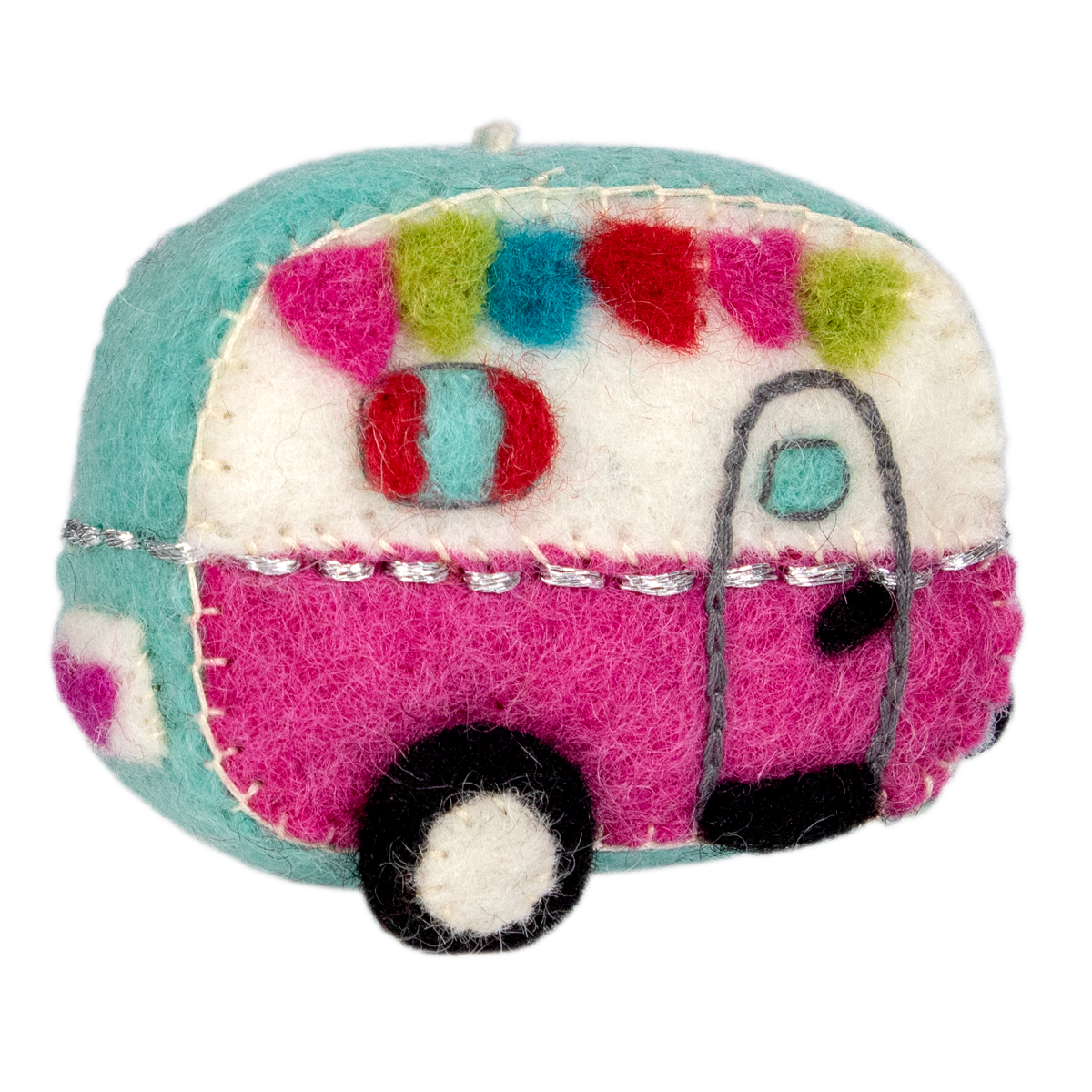 ORNAMENT: PINK CAMPER