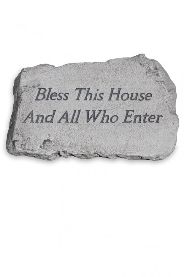 STEPPING STONE 10IN - BLESS THIS HOUSE AND ALL WHO ENTER