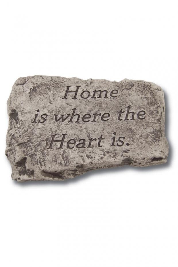 STEPPING STONE 10IN - HOME IS WHERE THE HEART IS