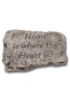 STEPPING STONE 10IN - HOME IS WHERE THE HEART IS