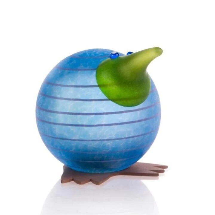 &quot;Kiwi&quot; PAPERWEIGHT, LIGHT BLUE