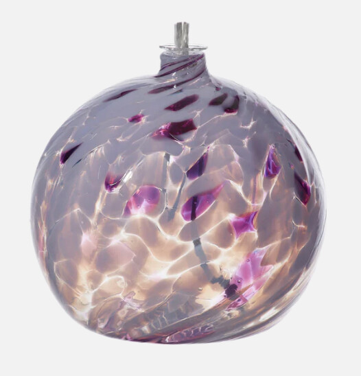 Nature&#39;s Whimsy Oil Lamp - Soft Purple