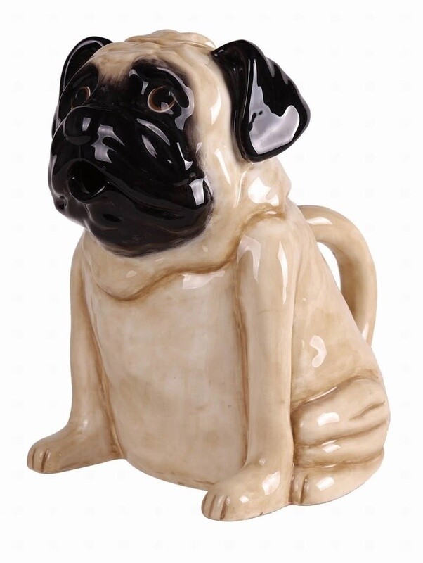 PUG TEAPOT - CREAM