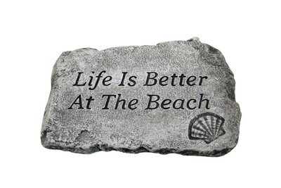 STEPPING STONE 10IN - LIFE IS BETTER AT THE BEACH
