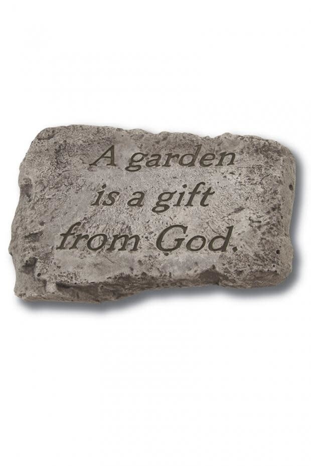 STEPPING STONE 10IN - A GARDEN IS A GIFT FROM GOD