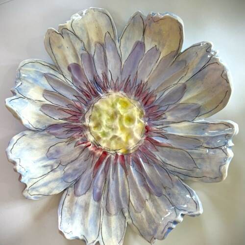 FLOWER 10&quot; PLATE
