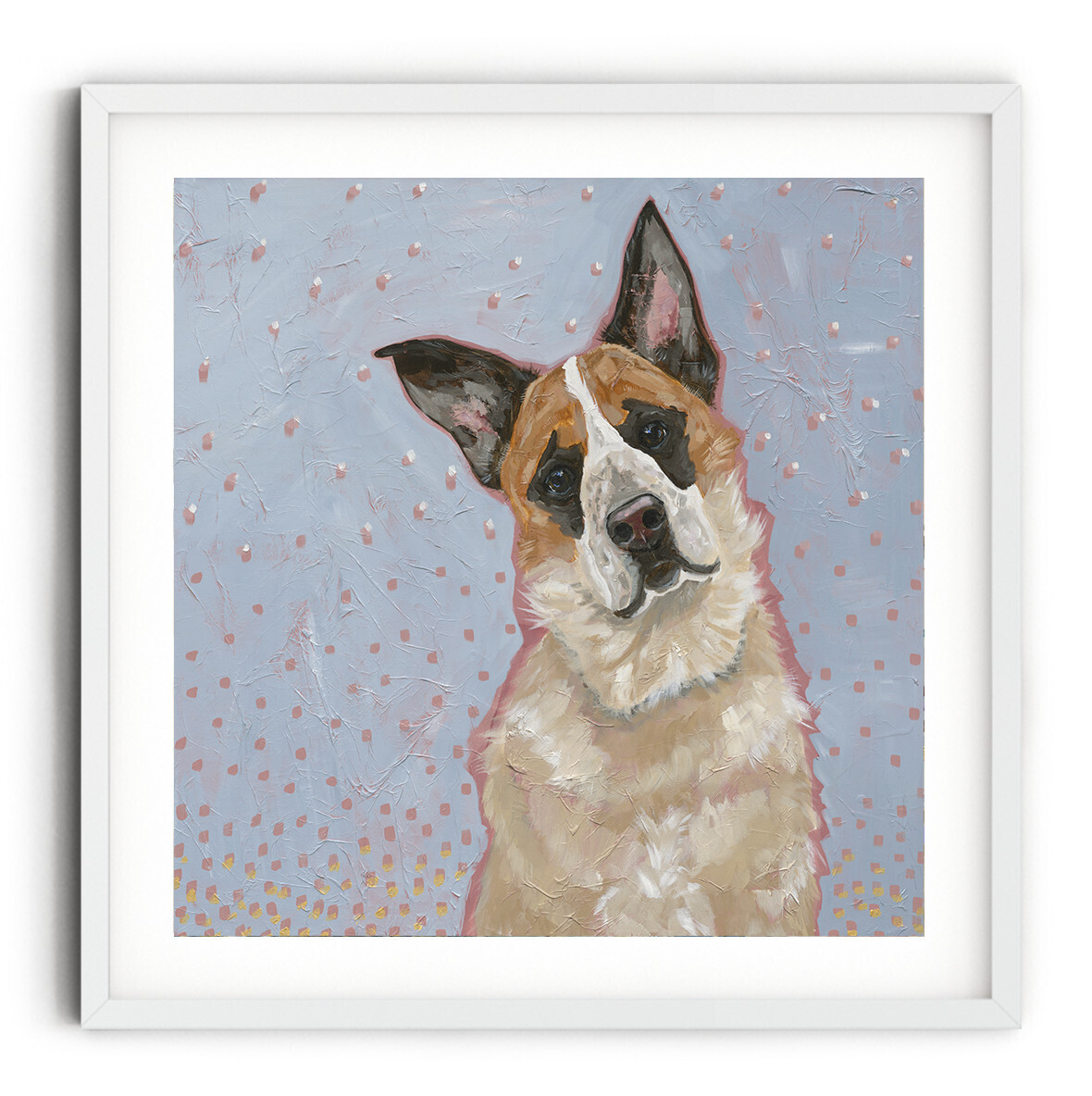 DID I HEAR WALK?  PAPER PRINT 8X8 UNFRAMED