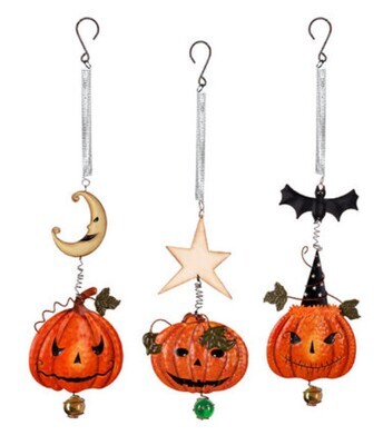 KD226 HALLOWEEN PUMPKIN AND BAT BOUNCY (MOON, STAR, BAT)