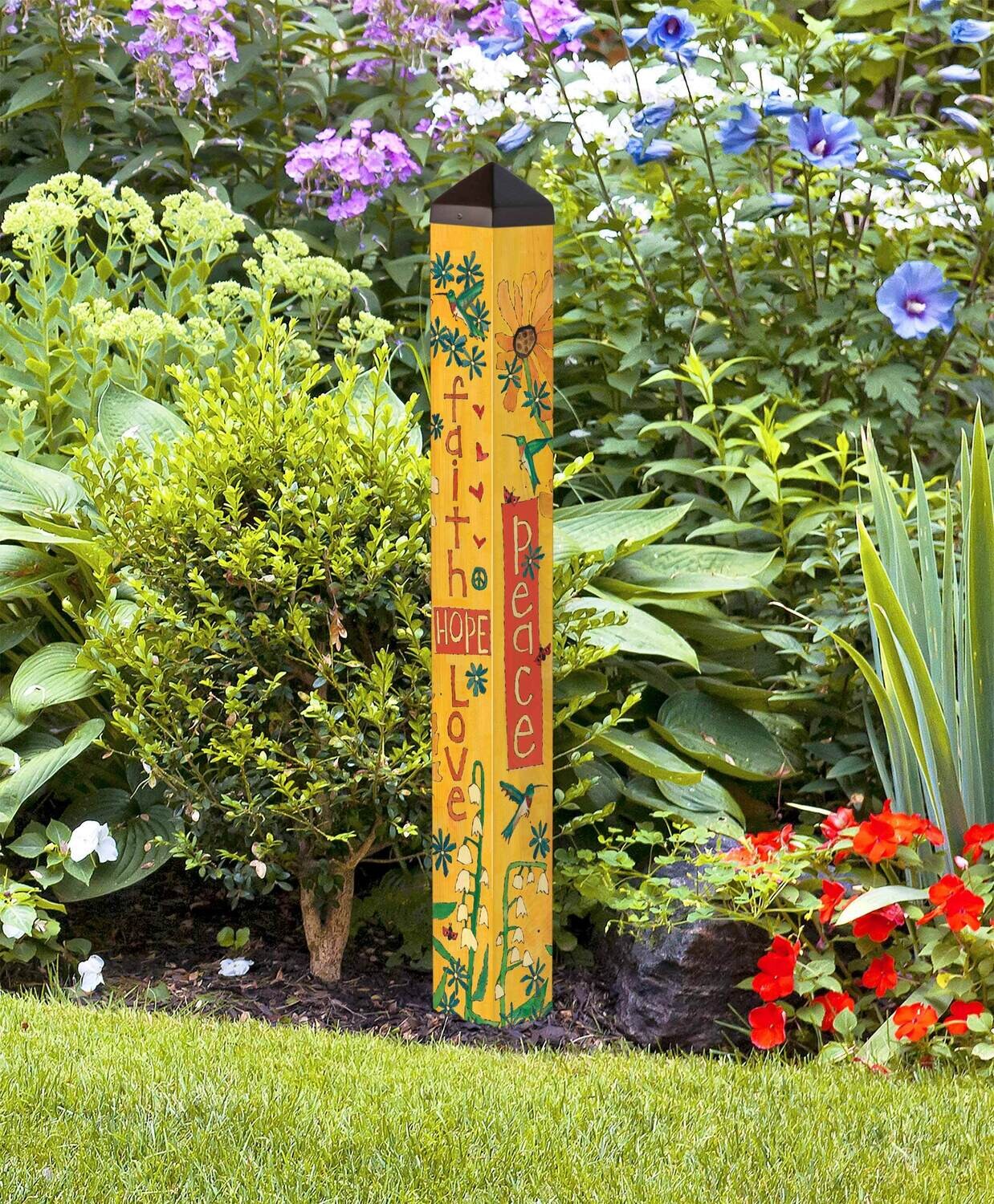ART POLE 40&quot; - FAITH HOPE LOVE