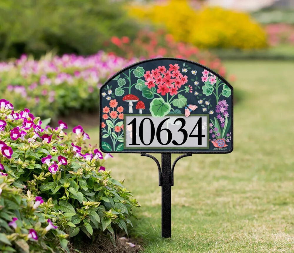 Yard DeSign GERANIUM WELCOME