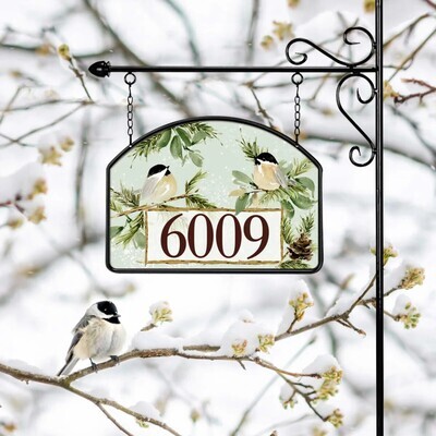 Yard DeSign WINTER CHICKADEE