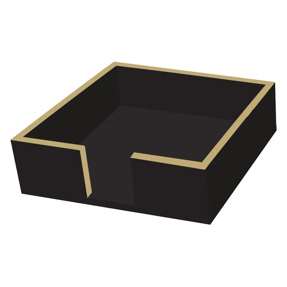 BEV CADDY, WOOD - BLACK