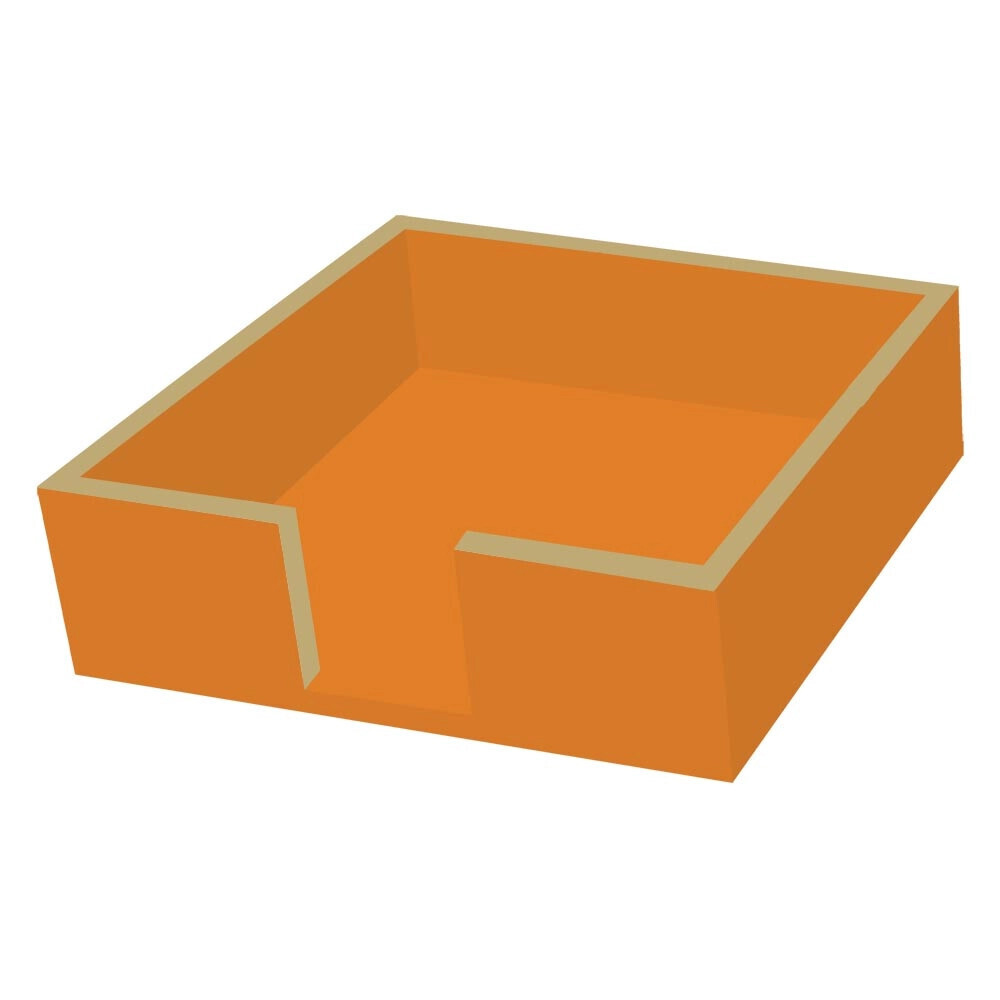 BEV CADDY, WOOD - TERRA COTTA