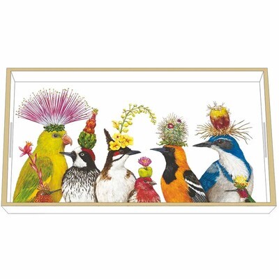 WOODEN VANITY TRAY- THE ENTOURAGE