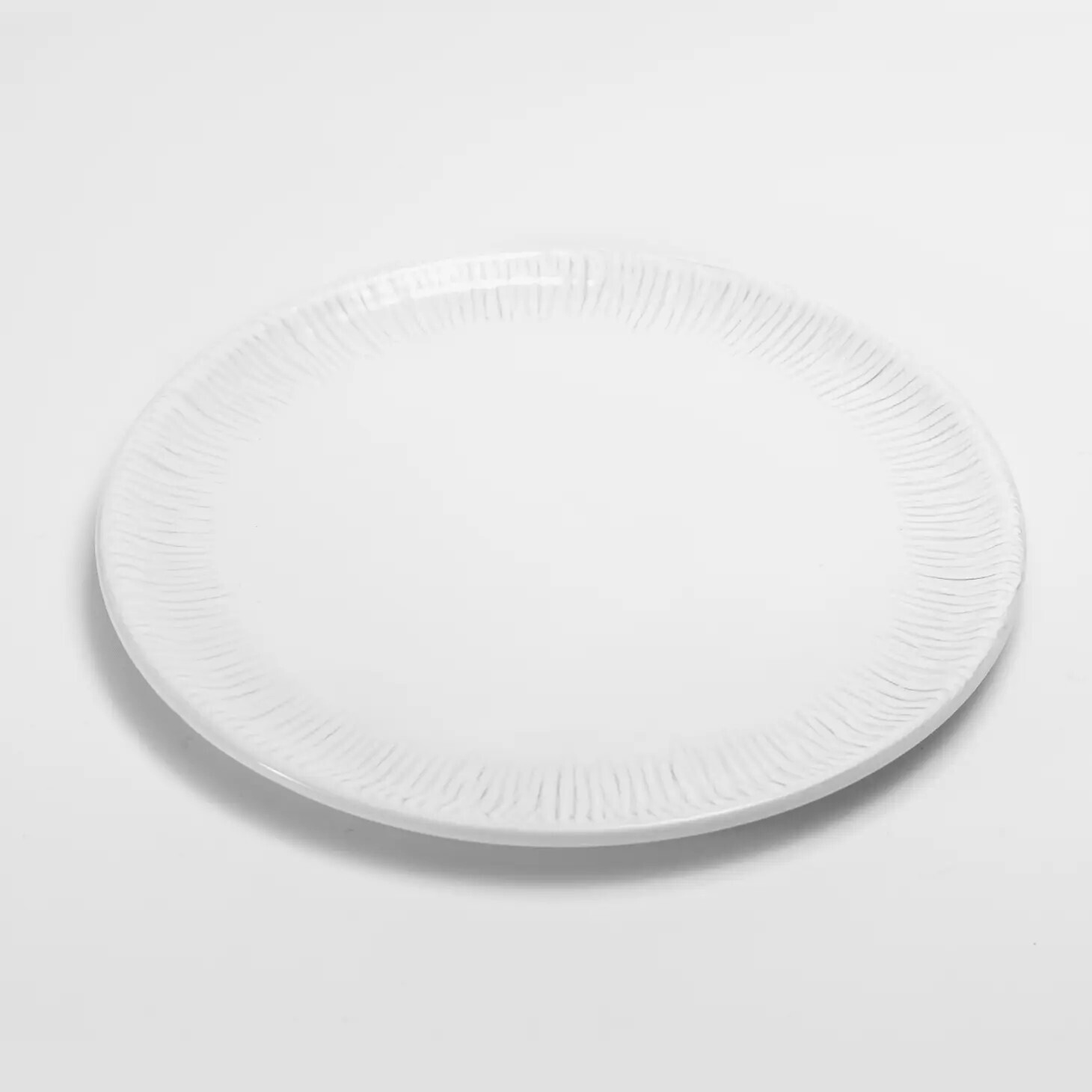 GRAFFITO CHARGER / PIZZA PLATE - WHITE