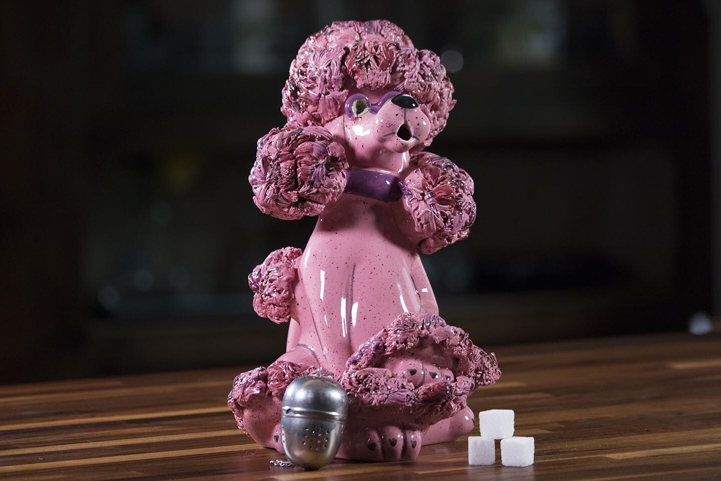 PINK POODLE TEAPOT