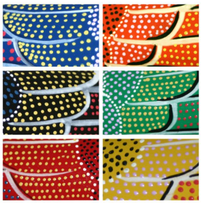 BAMBOO BOBBING HEAD BIRD W/DOT PATTERN WOODEN CHIME