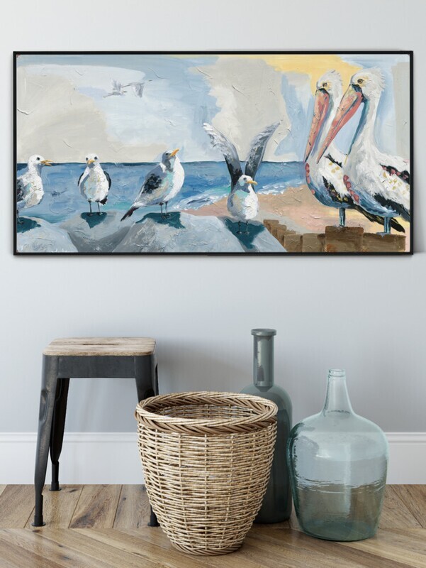 SEASIDE - CANVAS PRINT 38 X 60