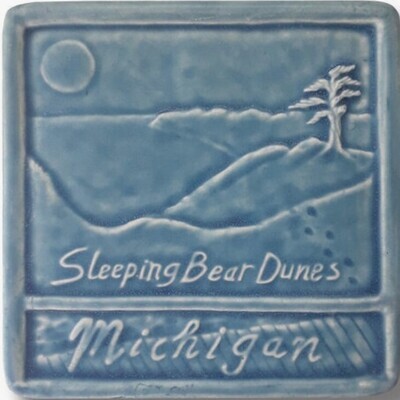 SLEEPING BEAR DUNES 6X6 IN. - SEASIDE BLUE