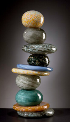 10 STONE STACK - GREY STONE