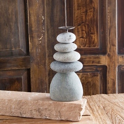 Quintuple Cairn Candle Holder